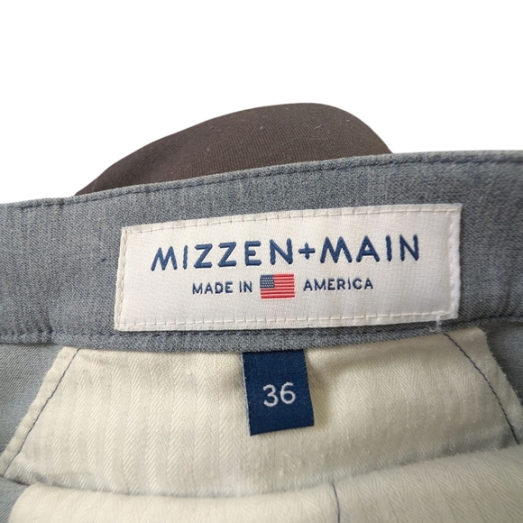Mizzen + Main Men's Gray Shorts W 36 - Picture 3 of 3